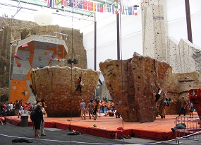 Climbing walls have come a long way since the original brick structures