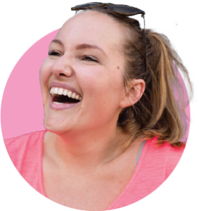 Photo of Helen GLoverwithin a pink circle