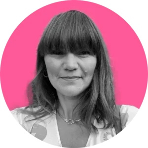 Profile image of Orla Thomas on a pink circle background