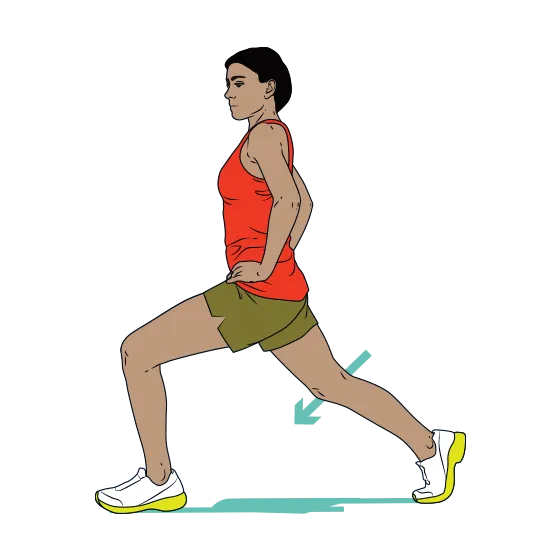 Illustration of a woman doing Worlds greatest stretch