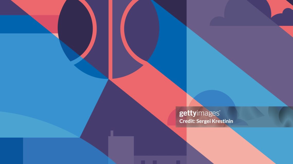 Abstract streetball banner. Sport placard design in flat style.