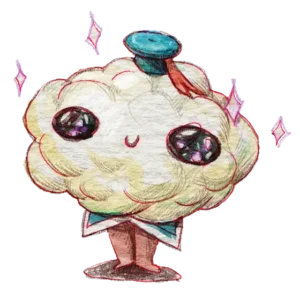 a illustration of a kefir scoby