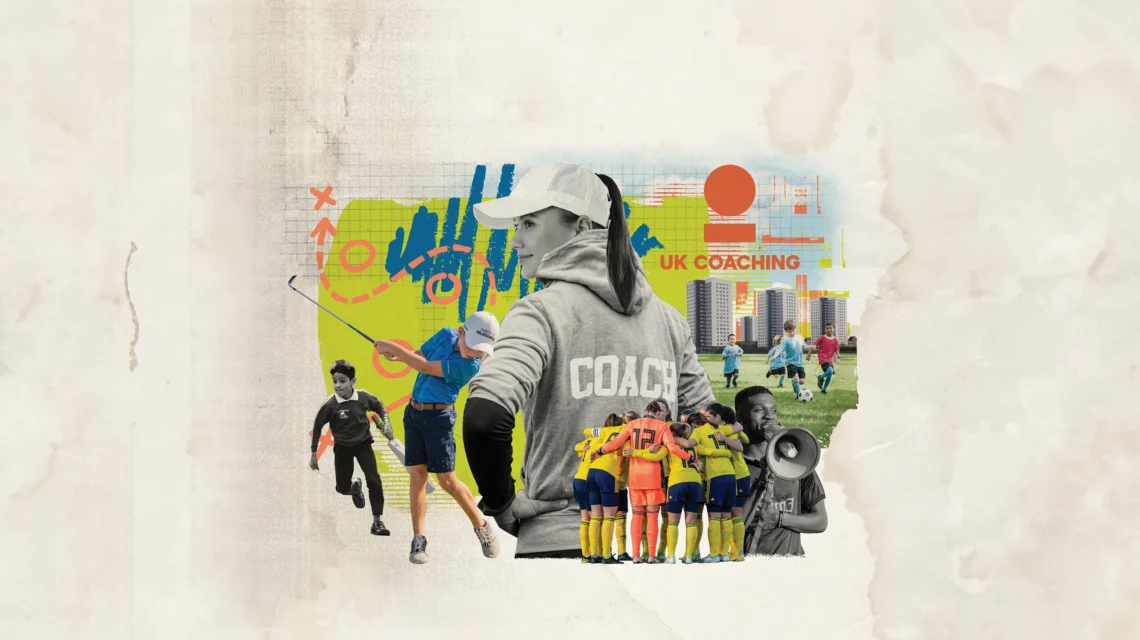 illustration of coaching at grassroots in the UK