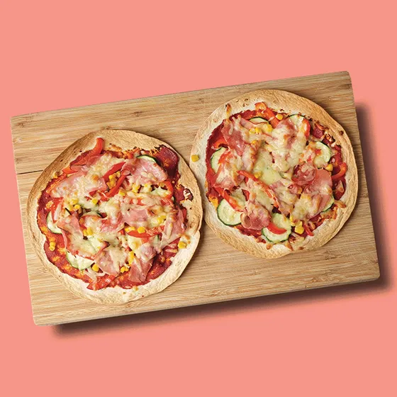 Tortilla pizzas