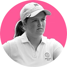 image of Lottie Woad on a pink background