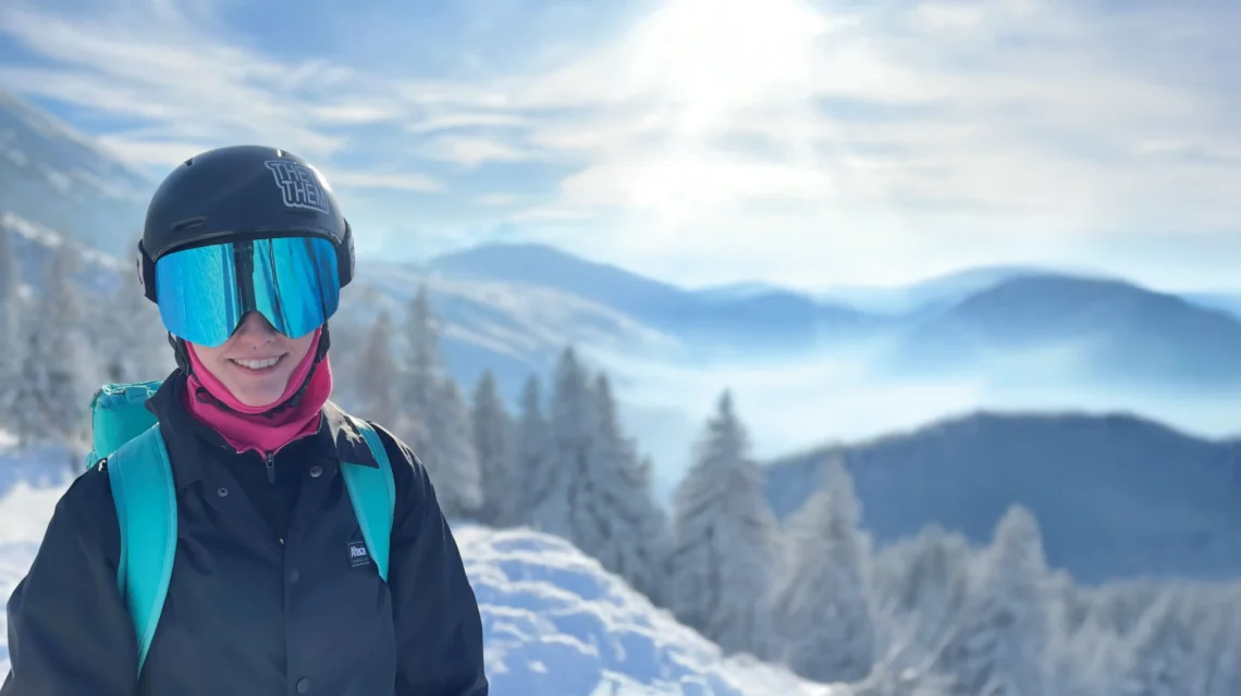 Britain’s rising freestyle ski star Ash Clayton