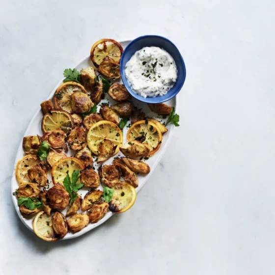 Christina Soteriou’s crispy artichokes with nori mayo