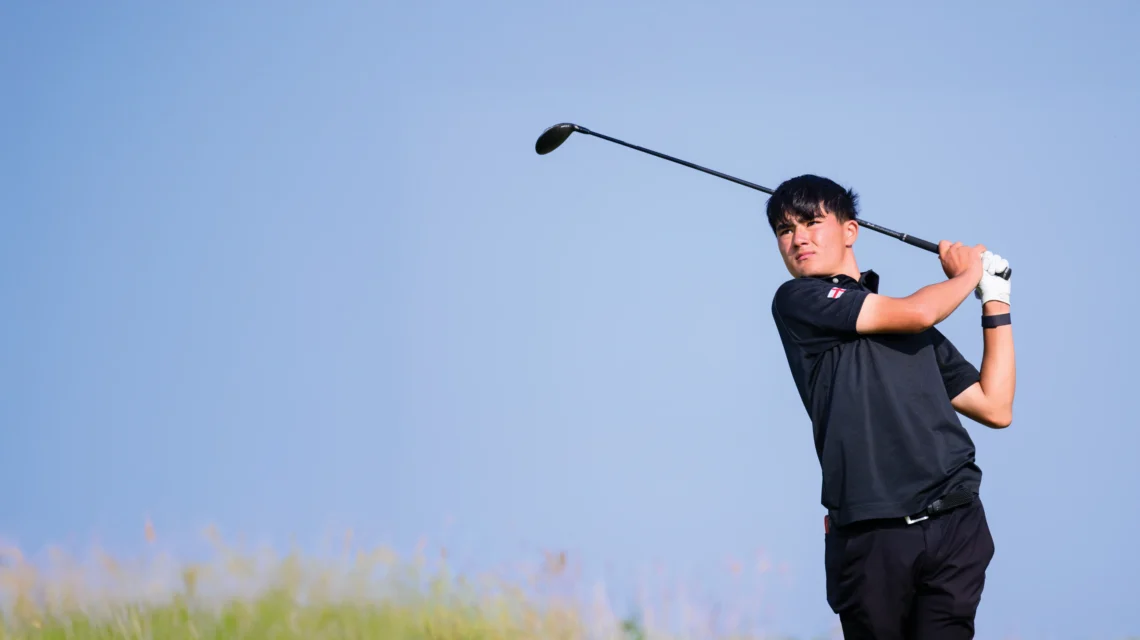 English golfer Daniel Hayes is a big hit in the USA