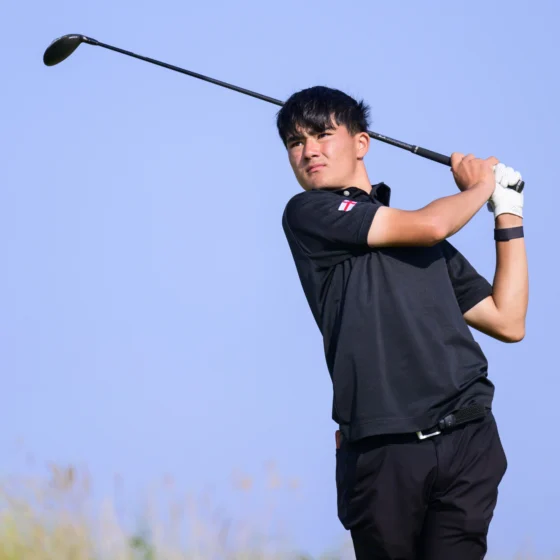 English golfer Daniel Hayes is a big hit in the USA