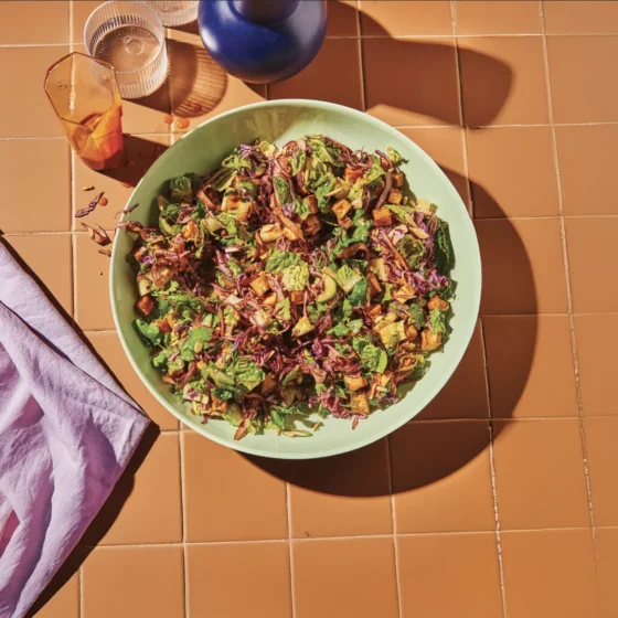 Jessica Prescott’s spicy peanut slaw