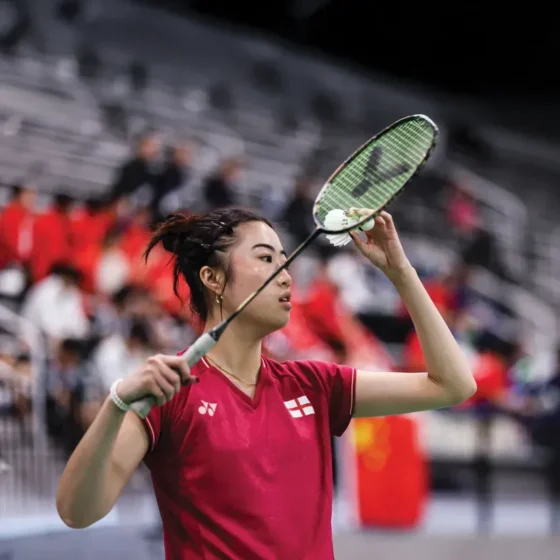 England’s rising badminton start Leona Lee
