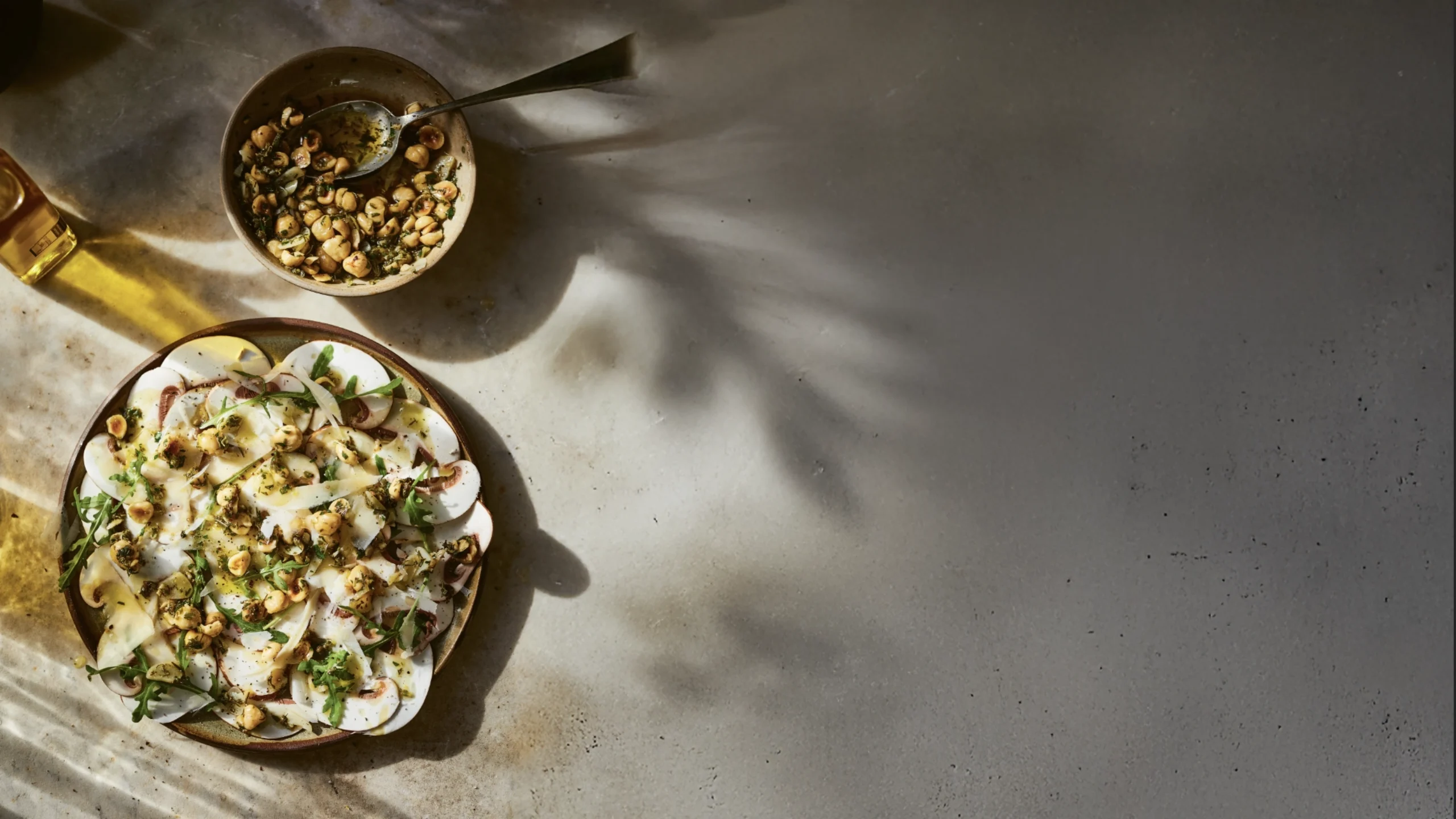 Claire Thomson's mushroom carpaccio
