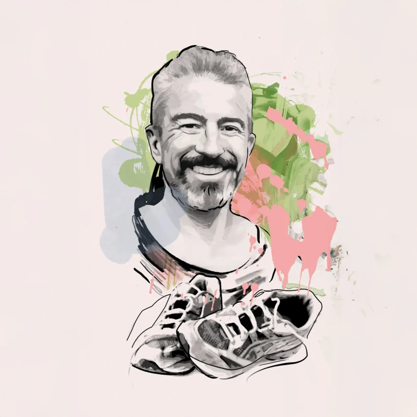 Chris Hamer-Hodges portrait by Bill McConkey