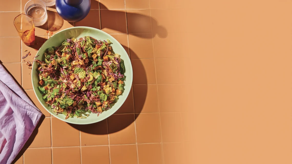 Jessica Prescott’s spicy peanut slaw